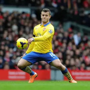 Jack Wilshere in Action: Liverpool vs. Arsenal, Premier League 2013-14 Jack Wilshere in Action: Liverpool vs. Arsenal, Premier League 2013-14