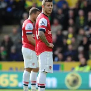 Jack Wilshere in Action: Norwich City vs Arsenal, Premier League 2013-14