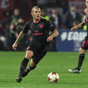 Jack Wilshere: In Action Against Red Star Belgrade, Europa League 2017-18