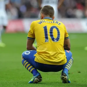 Jack Wilshere: In Action Against Swansea City, Premier League 2013-14 Jack Wilshere: In Action Against Swansea City, Premier League 2013-14