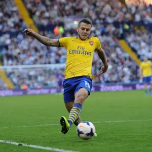 Jack Wilshere: In Action Against West Bromwich Albion, Premier League 2013-14