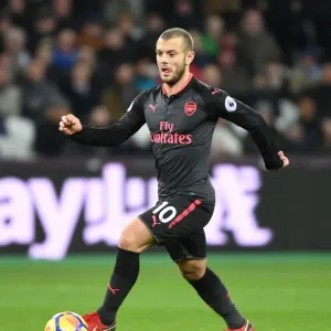 Jack Wilshere in Action: West Ham United vs. Arsenal, Premier League 2017-18 Jack Wilshere in Action: West Ham United vs. Arsenal, Premier League 2017-18