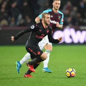 Jack Wilshere in Action: West Ham United vs Arsenal, Premier League 2017-18 Jack Wilshere in Action: West Ham United vs Arsenal, Premier League 2017-18
