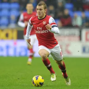 Jack Wilshere in Action: Wigan Athletic vs. Arsenal, Premier League 2012-13