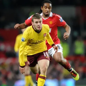 Jack Wilshere (Arsenal) Anderson (Man Utd). Manchester United 1: 0 Arsenal