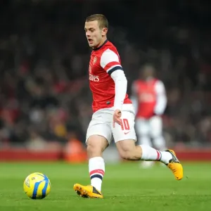 Jack Wilshere (Arsenal). Arsenal 1: 0 Swansea City. FA Cup 3rd Round replay. Emirates Stadium