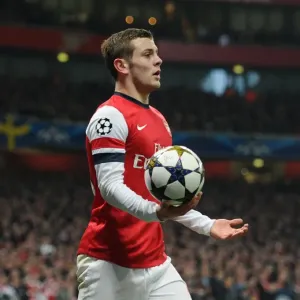 Jack Wilshere (Arsenal). Arsenal 1: 3 Bayern Munich. UEFA Champions League. Round of 16, 1st Leg