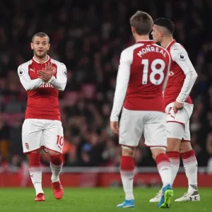 Jack Wilshere (Arsenal). Arsenal 3: 3 Liverpool. Premier League. Emirates Stadium