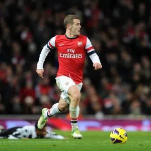 Jack Wilshere (Arsenal). Arsenal 7: 3 Newcastle United. Barclays Premier League. Emirates Stadium