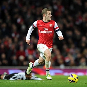 Jack Wilshere (Arsenal). Arsenal 7: 3 Newcastle United. Barclays Premier League. Emirates Stadium