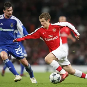 Jack Wilshere (Arsenal) Artem Milevskiy (Dynamo Kyiv)