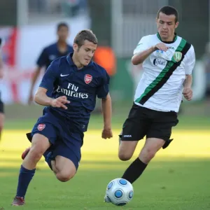 Jack Wilshere (Arsenal) Bence Iszlia (Szombathelyi) Jack Wilshere (Arsenal) Bence Iszlia (Szombathelyi)