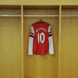 Jack Wilshere: Arsenal Changing Room Before Arsenal vs. Queens Park Rangers (2012-13)