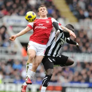 Jack Wilshere (Arsenal) Cheik Tiote (Newcastle). Newcastle United 4: 4 Arsenal