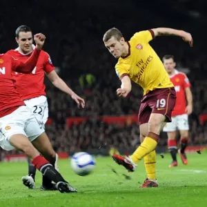 Jack Wilshere (Arsenal) Chris Smalling (Man Utd). Manchester United 2: 0 Arsenal