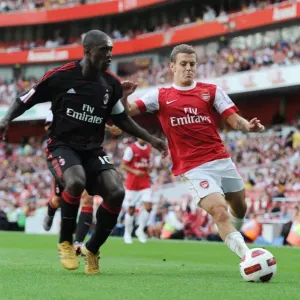 Jack Wilshere (Arsenal) Clarence Seedorf (Milan). Arsenal 1: 1 AC Milan Jack Wilshere (Arsenal) Clarence Seedorf (Milan). Arsenal 1: 1 AC Milan