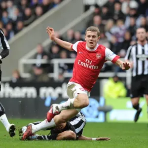 Jack Wilshere (Arsenal) Danny Simpson (Newcastle). Newcastle United 4: 4 Arsenal