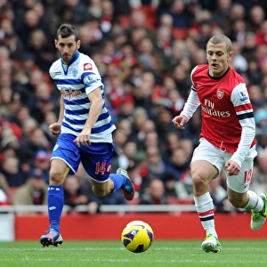 Jack Wilshere (Arsenal) Esteban Granero (QPR). Arsenal 1: 0 Queens Park Rangers