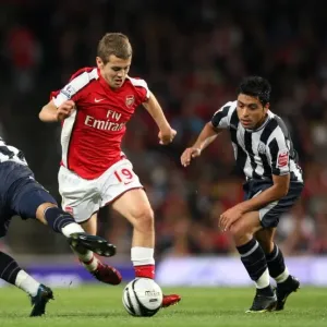 Jack Wilshere (Arsenal) Filipe Teixeira and Gonzalo Jara (WBA) Jack Wilshere (Arsenal) Filipe Teixeira and Gonzalo Jara (WBA)
