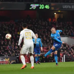 Jack Wilshere: Arsenal Football Club vs Östersunds FK, UEFA Europa League 2017-18