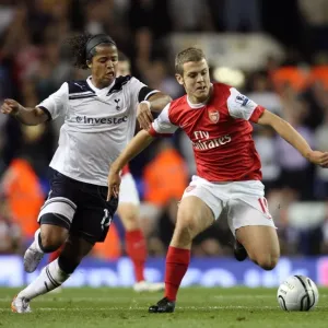 Jack WIlshere (Arsenal) Giovani Dos Santos (Tottenham). Tottenham Hotspur 1 Jack WIlshere (Arsenal) Giovani Dos Santos (Tottenham). Tottenham Hotspur 1