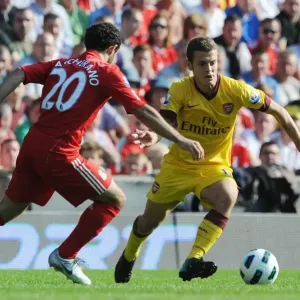 Jack Wilshere (Arsenal) Javier Mascherano (Liverpool). Liverpool 1: 1 Arsenal
