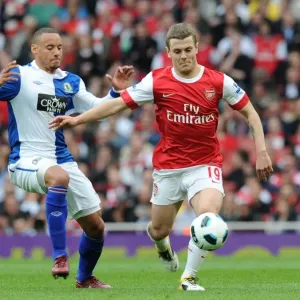 Jack Wilshere (Arsenal) Jermanie Jones (Blackburn). Arsenal 0: 0 Blackburn Rovers