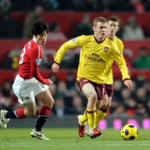 Jack Wilshere (Arsenal) Ji-Sung Park (Man Utd). Manchester United 1: 0 Arsenal