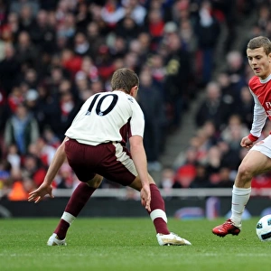 Jack Wilshere (Arsenal) Jordan Henderson (Sunderland). Arsenal 0: 0 Sunderland