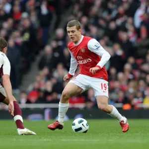 Jack Wilshere (Arsenal) Jordan Henderson (Sunderland). Arsenal 0: 0 Sunderland