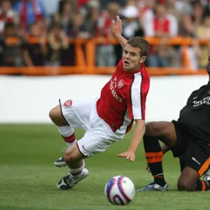 Jack Wilshere (Arsenal) Justin Cochrane (Barnet)