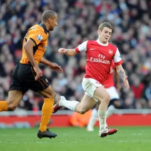 Jack Wilshere (Arsenal) Karl Henry (Wolves). Arsenal 2: 0 Wolverhampton Wanderers