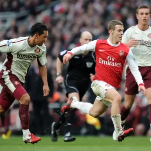 Jack Wilshere (Arsenal) Kieran Richardson (Sunderland). Arsenal 0: 0 Sunderland
