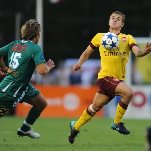 Jack Wilshere (Arsenal) Kummer (Neusiedl). SC Neusiedl 0: 4 Arsenal, Sportzentrum Neusiedl Jack Wilshere (Arsenal) Kummer (Neusiedl). SC Neusiedl 0: 4 Arsenal, Sportzentrum Neusiedl