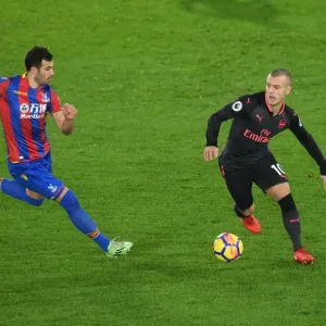 Jack Wilshere (Arsenal) Luka Milijovic (Palace) Jack Wilshere (Arsenal) Luka Milijovic (Palace)