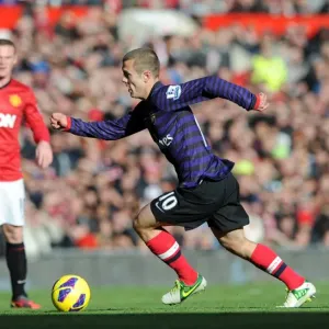 Jack Wilshere (Arsenal). Manchester United 2: 1 Arsenal. Barclays Premier League. Old Trafford Jack Wilshere (Arsenal). Manchester United 2: 1 Arsenal. Barclays Premier League. Old Trafford