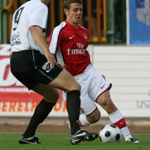 Jack Wilshere (Arsenal) Marton Oross (Szombathely) Jack Wilshere (Arsenal) Marton Oross (Szombathely)