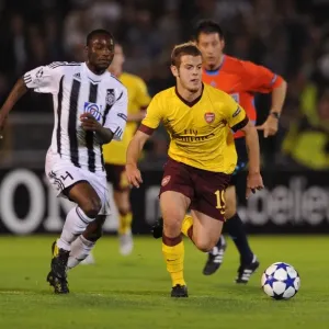 Jack Wilshere (Arsenal) Medo (Partizan). Partizan Belgrade 1: 3 Arsenal
