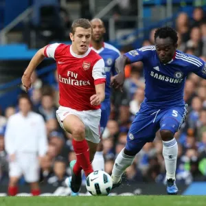 Jack Wilshere (Arsenal) Michael Essien (Chelsea). Chelsea 2: 0 Arsenal. Barclays Premier League Jack Wilshere (Arsenal) Michael Essien (Chelsea). Chelsea 2: 0 Arsenal. Barclays Premier League
