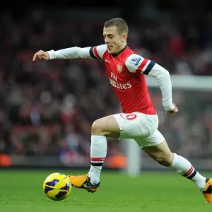 Jack Wilshere: Arsenal Midfielder in Action Against Stoke City, Premier League 2012-13 Jack Wilshere: Arsenal Midfielder in Action Against Stoke City, Premier League 2012-13