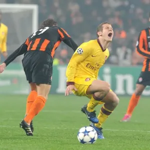 Jack Wilshere (Arsenal) Olexiy Gai (Shakhtar). Shakhtar Donetsk 2: 1 Arsenal