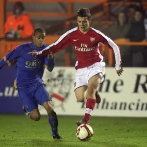 Jack Wilshere (Arsenal) Paris Cowan-Hall (Portsmouth)