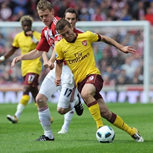 Jack Wilshere (Arsenal) Ryan Shawcross (Stoke). Stoke City 3: 1 Arsenal