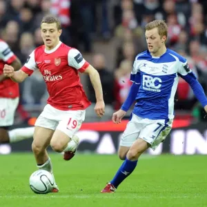Jack Wilshere (Arsenal) Sebastien Larsson (Birmingham). Arsenal 1: 2 Birmingham City Jack Wilshere (Arsenal) Sebastien Larsson (Birmingham). Arsenal 1: 2 Birmingham City
