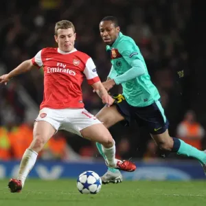 Jack Wilshere (Arsenal) Seydou Kieta (Barcelona). Arsenal 2: 1 Barcelona