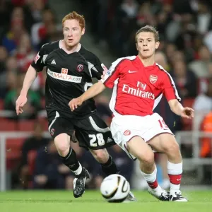 Jack Wilshere (Arsenal) Stephen Quinn (Sheffield United)