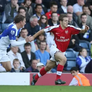 Jack Wilshere (Arsenal) Stephen Warnock (Blackburn) Jack Wilshere (Arsenal) Stephen Warnock (Blackburn)