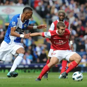 Jack Wilshere (Arsenal) Steven Nzonzi (Blackburn). Blackburn Rovers 1: 2 Arsenal