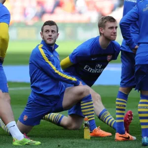 Jack Wilshere (Arsenal). Stoke City 1: 0 Arsenal. Barclays Premier League. The Britainna Stadium