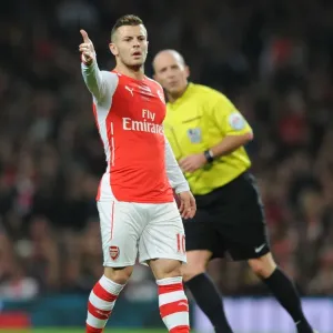 Jack Wilshere: Arsenal vs Manchester United, Premier League 2014-15 Jack Wilshere: Arsenal vs Manchester United, Premier League 2014-15
